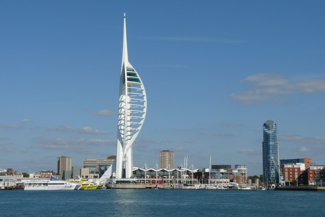 an image of the spinnaker tower in portsmouth