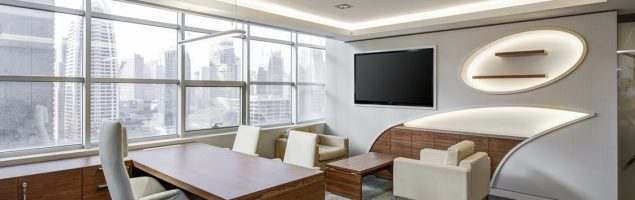 an example of modern office interior design